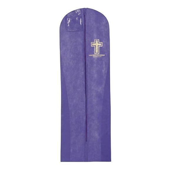 Eurotard Large Hanging Garment Bag Cross Style 13CB Purple OSF ID Pouch - Picture 1 of 6